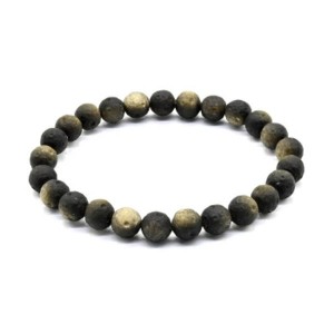 Браслет из Обсидиана Луна шарик 7мм, 10,2г Браслет из Обсидиана Луна шарик 7мм, 10,2г