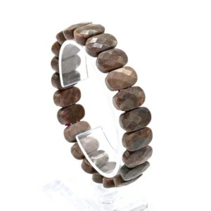 Браслет граненый 14*7мм из родонита