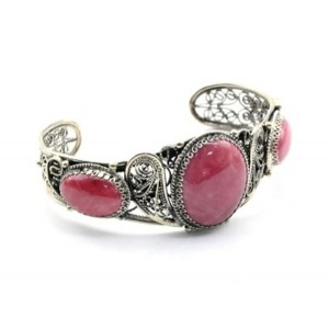 Браслет родонит "Орлец", 18,5 см. Браслет родонит "Орлец", 18,5 см.