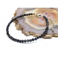 Браслет из Иолита (кордиерит) шарик гр.3мм, 19см