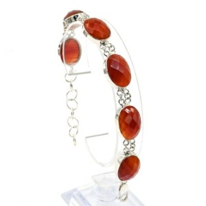 Браслет сердолик, 18см.