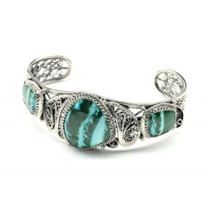 Браслет хризоколла, 20см.