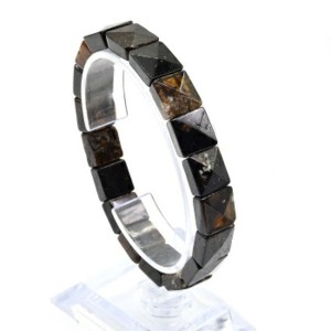 Браслет с гранями 11*11мм из турмалина Браслет с гранями 11*11мм из турмалина