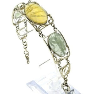 Браслет флюорит, 17см.