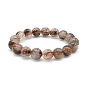 Браслет из Рутилового кварца (волосатик) шарик 12,5мм, 18см, 45г