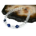 Браслет из циркона с кианитом рондель гр.6*5мм, 18см