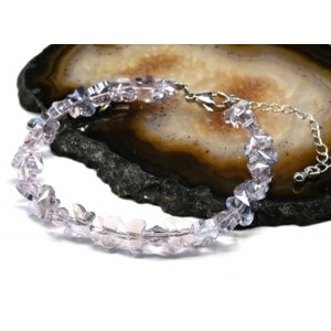 Браслет из циркона бабочка 6*8мм цвет сиреневый, 18см (иск.) Браслет из циркона бабочка 6*8мм цвет сиреневый, 18см (иск.)