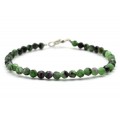 Браслет из цоизита шарик гр.2мм, 17см