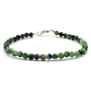 Браслет из цоизита шарик гр.2мм, 17см