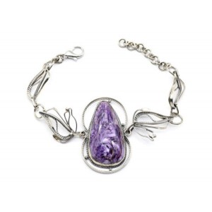 Браслет чароит,16 см Браслет чароит,16 см