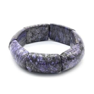 Браслет сегмент 20*30мм из чароита (имитация) Браслет сегмент 20*30мм из чароита (имитация)