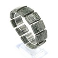 Браслет из яшмы серой прямоугольник 24*16мм, 67г