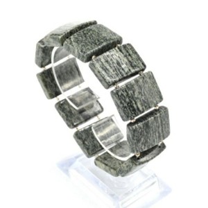 Браслет из яшмы серой прямоугольник 24*16мм, 67г Браслет из яшмы серой прямоугольник 24*16мм, 67г