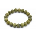 Браслет из яшмы Луна шарик 12мм, 24,5г