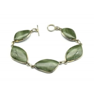 Браслет яшма уральская, 21,5см