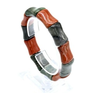 Браслет косточка 15*20мм из яшмы