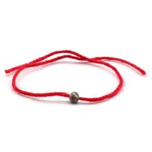 Браслет карасная нить с яшмой крапчатой "Стрелец" шарик 6мм, 33см