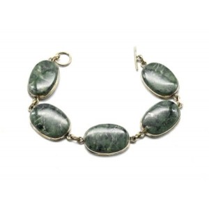 Браслет лиственит, 20см.