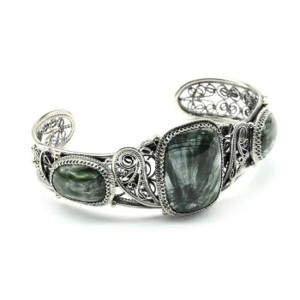 Браслет серафинит, 22,5 см.