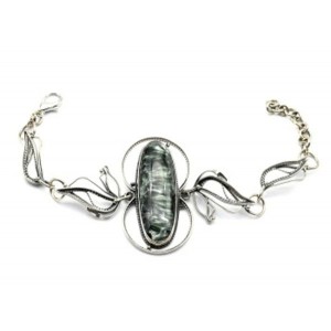 Браслет серафинит, 16,5см