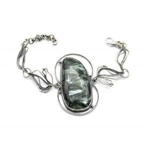 Браслет серафинит, 16,5см