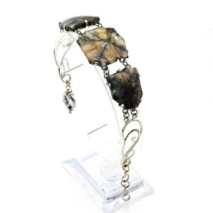 Браслет хиастолит, 18см