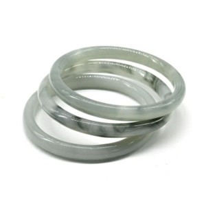 Браслет обруч из муранского стекла ширина 8мм цвет серый (иск.) Браслет обруч из муранского стекла ширина 8мм цвет серый (иск.)