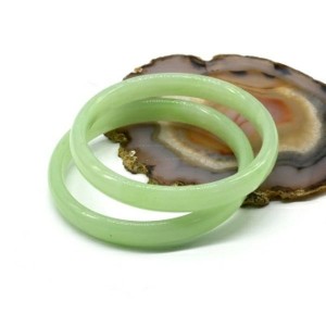 Браслет круглый из муранского стекла ширина 9мм цвет салатовый (иск.) Браслет круглый из муранского стекла ширина 9мм цвет салатовый (иск.)