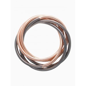 Браслет трансформируется в кулон «Обруч», металл, цвет золото, серебро