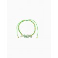 Браслет, длина 16 см, зелёный