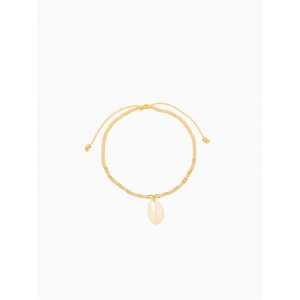 Браслет «Виколия», длина 16 см, бежевый, цвет золотистый Браслет «Виколия», длина 16 см, бежевый, цвет золотистый