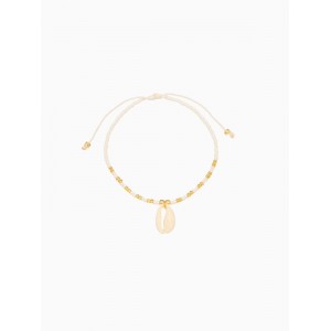 Браслет «Виколия», длина 16 см, белый, цвет золотистый Браслет «Виколия», длина 16 см, белый, цвет золотистый