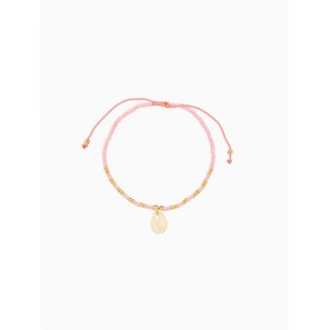 Браслет «Виколия», длина 16 см, розовый, цвет золотистый Браслет «Виколия», длина 16 см, розовый, цвет золотистый