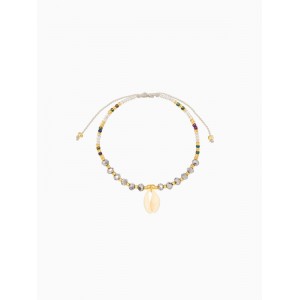 Браслет «Лила», длина 16 см, серый, цвет золотистый Браслет «Лила», длина 16 см, серый, цвет золотистый