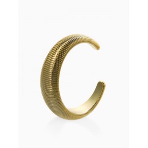 Браслет манжета «Пружина», d=7.5 см, цвет золото
