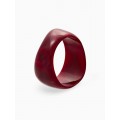 Браслет манжета «Тренд», d=7.5 см, широкий, акрил, бордово-малиновый