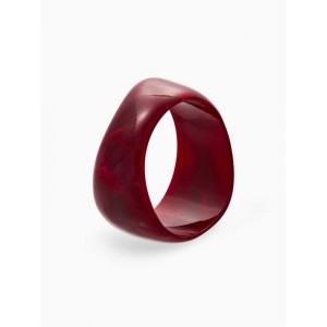 Браслет манжета «Тренд», d=7.5 см, широкий, акрил, бордово-малиновый