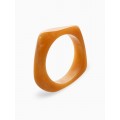 Браслет манжета «Тренд», d=9 см, широкий, акрил, цвет капучино