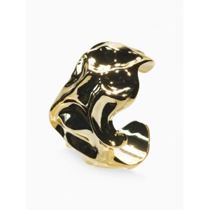 Браслет манжета «Лава», d=7.5 см, цвет золото Браслет манжета «Лава», d=7.5 см, цвет золото