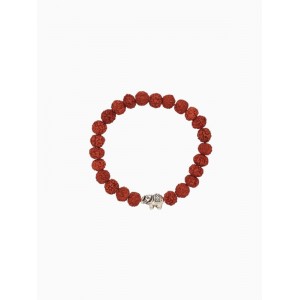 Браслет «Слоник», рудракша, длина 18 см