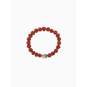 Браслет «Будда», рудракша, длина 18 см Браслет «Будда», рудракша, длина 18 см