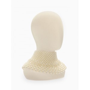 Колье-Колье-чокер жемчуг «Богема. Россыпь», белое, d=8/10/12