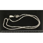 Колье жемчуг барокко 100см, застежка тогл