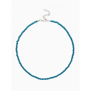 Колье-чокер из бисера «Хрусталь», морской, цвет серебристый, 37 см + 5 см доп, цепочка Колье-чокер из бисера «Хрусталь», морской, цвет серебристый, 37 см + 5 см доп, цепочка