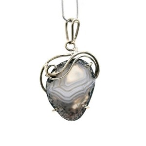 Кулон агат 27*32мм.