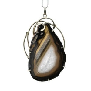 Кулон агат 53*80мм.