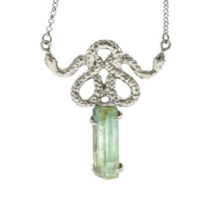 Кулон аквамарин 45*53мм.