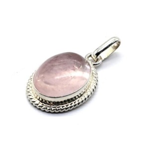 Кулон морганит (берилл розовый) 16*19мм