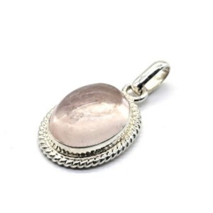 Кулон морганит (берилл розовый) 15*18мм