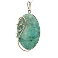 Кулон амазонит 36*59мм.